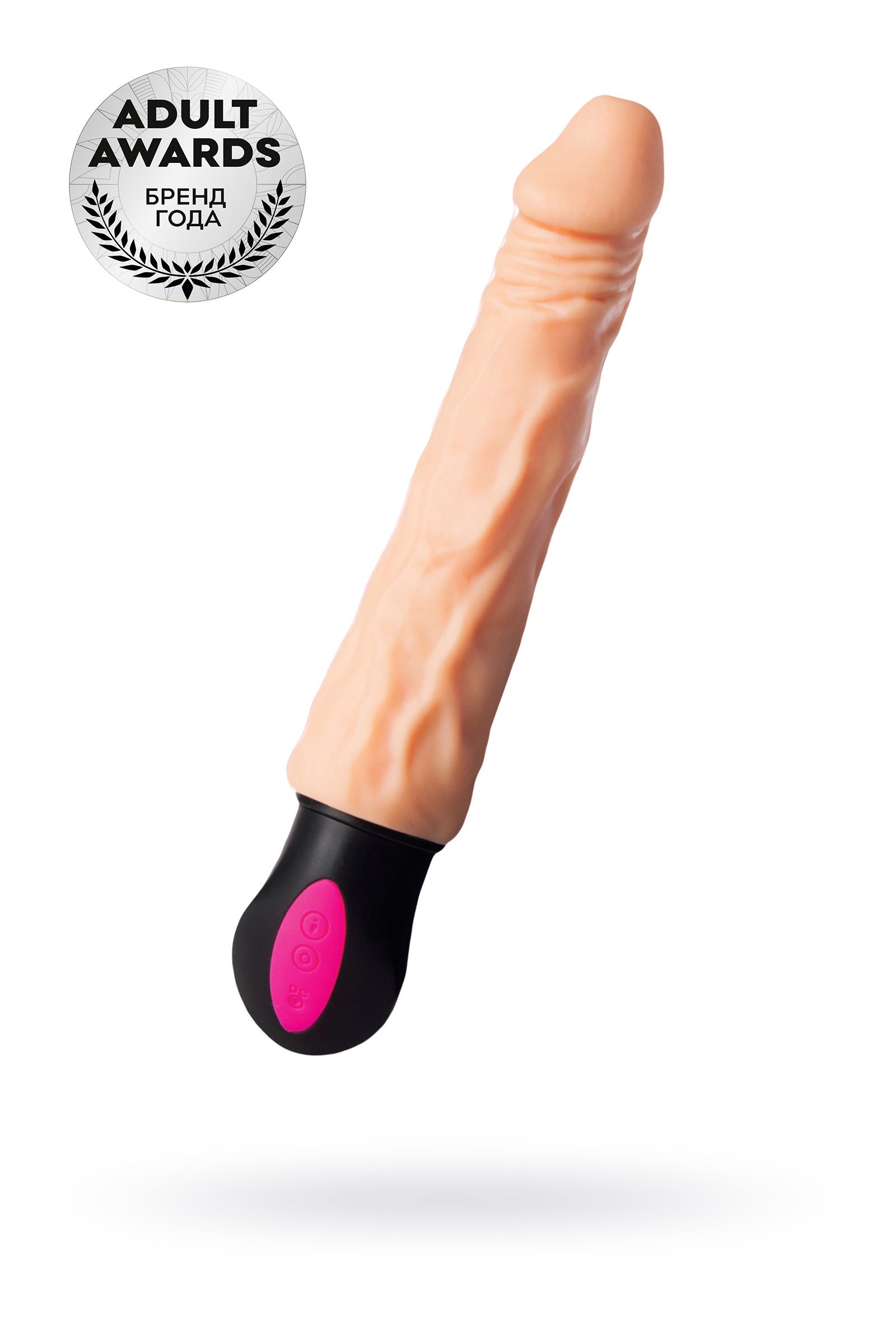 Вибратор TOYFA A-Toys, с подогревом, телесный, 21 см, Ø 4