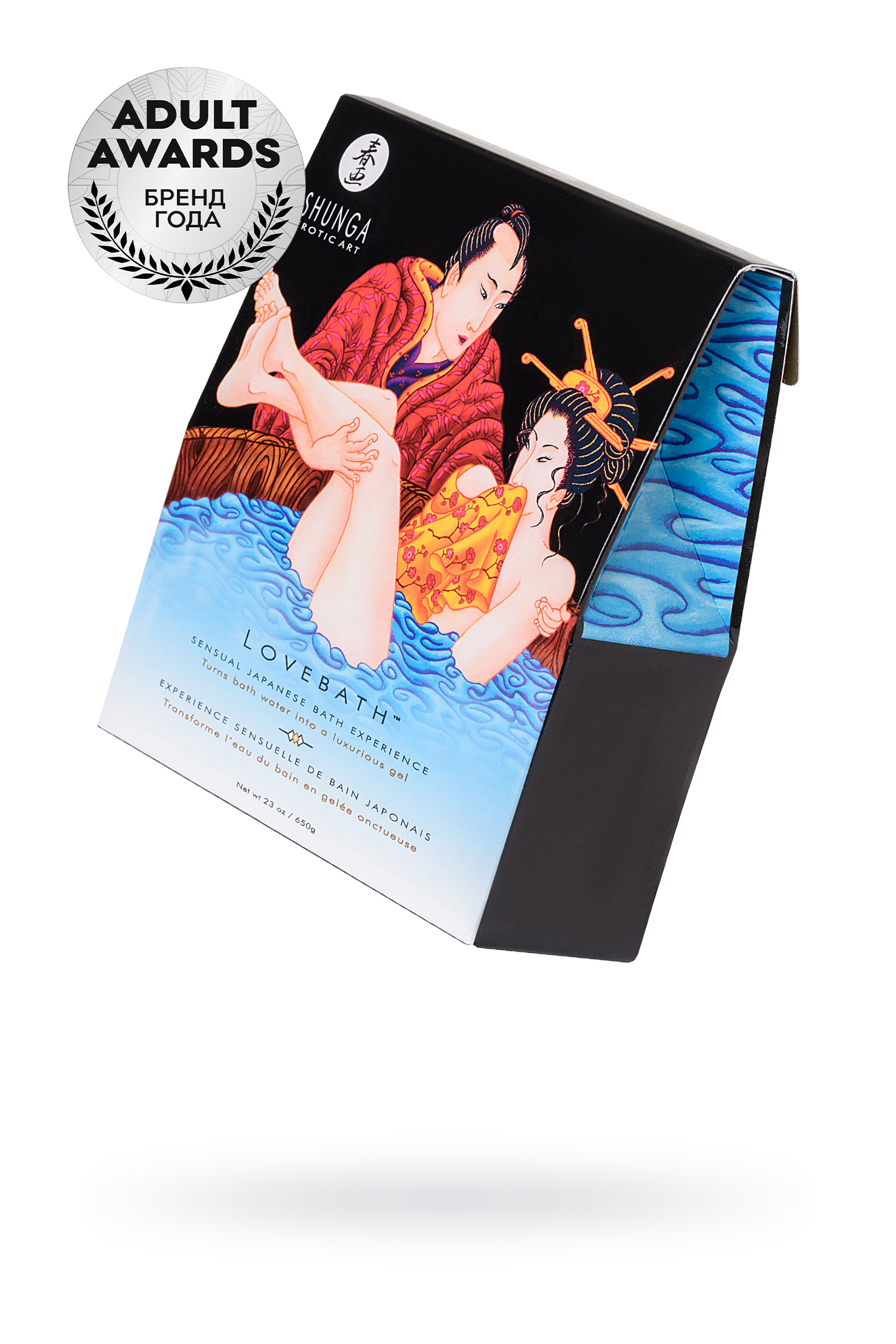 Гель для ванной  Shunga  ''Океан соблазнов'' голубой 650 гр