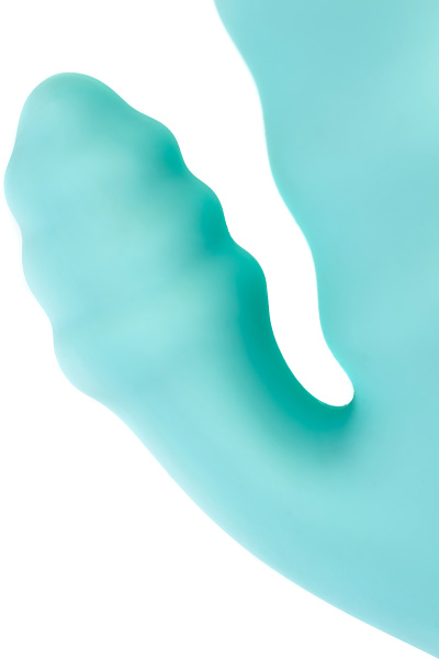 Рельефный вибратор с клиторальной стимуляцией TOYFA Flovetta  Flax