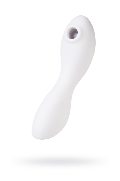 Вакуумный стимулятор клитора Satisfyer Curvy Trinity 5+, белый