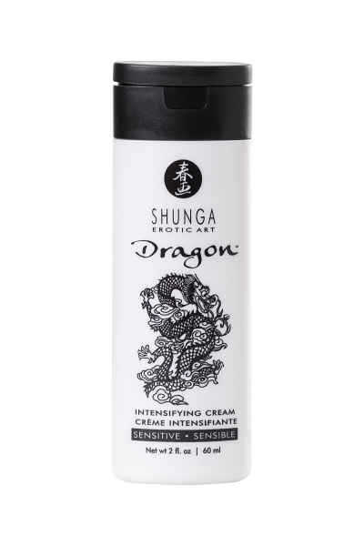 Усиливающий  крем  для пар Shunga  Dragon Sensitive , эффект «ЛЕДЯНОГО ОГНЯ», 60 мл  