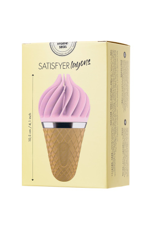 Вибромассажер Satisfyer layons Sweet Treat, розовый, 10,4 см