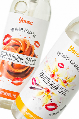 Съедобная гель-смазка Yovee «Карамельные ласки» с молочно-карамельным вкусом «Dulce de Leche», 100мл