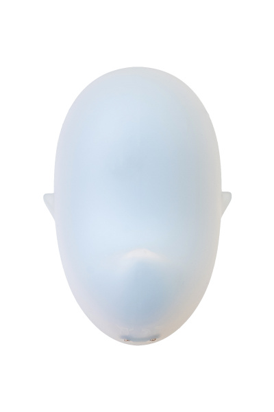 Вакуум-волновой стимулятор клитора с вибрацией Satisfyer Cutie Ghost, силикон, голубой, 9,1 см