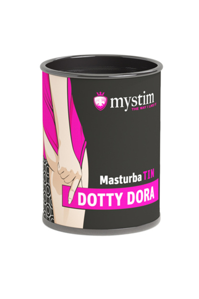Яйцо-мастурбатор Mystim Masturbatin Dotty Dora, белый, 4,5 см