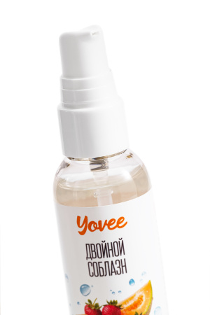 Съедобная гель-смазка Yovee «Двойной соблазн» со вкусом клубники и дыни, 50 мл