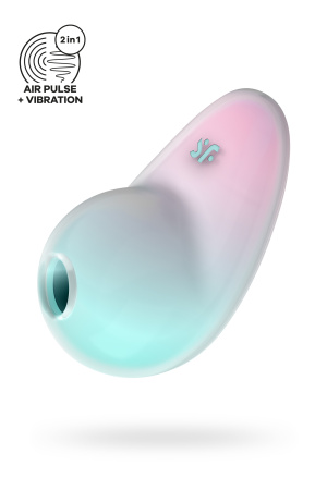 Вакуумный стимулятор клитора Satisfyer Pixie Dust, силикон, зеленый