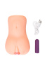 Мастурбатор реалистичный KOKOS BELLANA ONAHOLE с вибрацией , TPR, телесный, 16 см