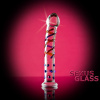 Фаллоимитатор Sexus Glass,стекло, прозрачный, 18 см