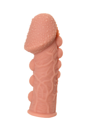 Насадка KOKOS с дополнительной стимуляцией,TRP,телесная, 12,7 см