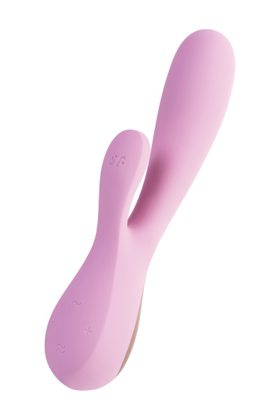 Нереалистичный вибратор Satisfyer Mono Flex, розовый, 11,0 см, Ø 4,0