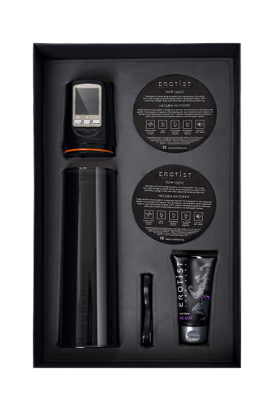Автоматический вакуумный тренажер для мужчин Erotist ToZoom,  ABS пластик, черный, 28,5 см