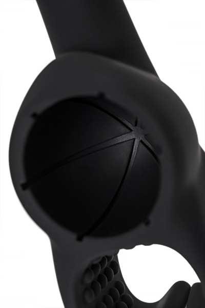 Сменная насадка мужская для  Domi 2, силикон, черный, 18 см