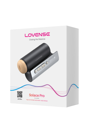 Мастурбатор нереалистичный LOVENSE Solace PRO, TPE, черный, 23,1 см