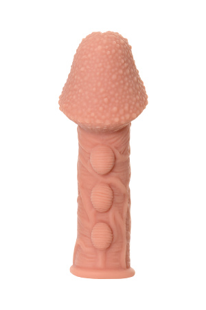 Насадка KOKOS с дополнительной стимуляцией,TRP,телесная, 12,7 см