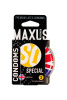 Презервативы Maxus Special, точечные, латекс, ребристые, пластиковый кейс, 3 шт.