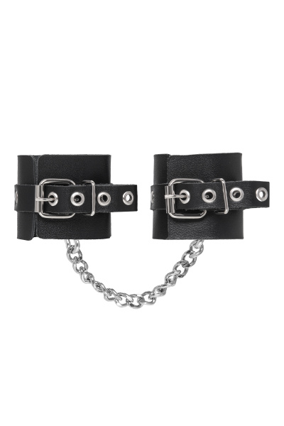 Наручники Pecado BDSM, из толстой кожи с люверсами