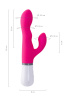 Вибратор с клиторальным стимулятором Lovense Nora,20 см.