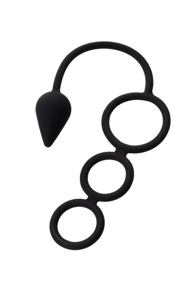 Втулка анальная с эрекционным кольцом Erotist, 5 см Ø 2,8