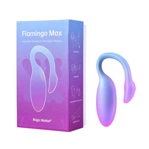Вибратор Magic Motion Flamingo Max синий