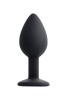 Анальная втулка  TOYFA POPO Pleasure со стразом S 7,2 см, Ø 2,8 см, 25 г