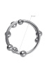 Кольцо для пениса TOYFA Metall, металл, серебристое, Ø 4см