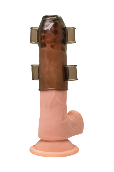 Многофункциональный тренажер для мужчин Erotist Hero 5, ТРЕ, черный, 10,5 см