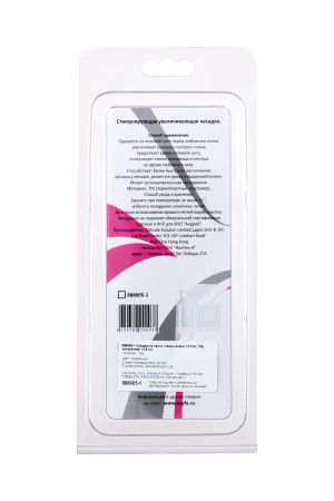 Насадка на пенис с ворсинками TOYFA, прозрачная, 13,5 см