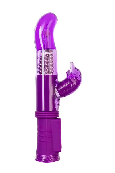 Вибратор на присоске TOYFA A-Toys,  фиолетовый 10 см. Ø 3