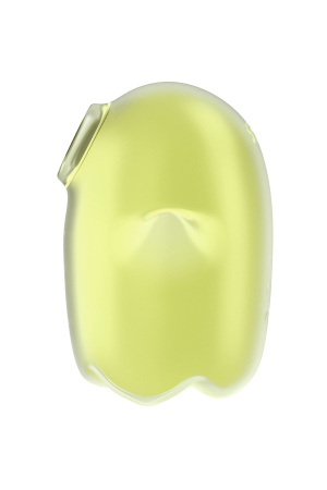Вакуум-волновой бесконтактный стимулятор клитора Satisfyer Glowing Ghost, силикон, желтый, 8,4 см