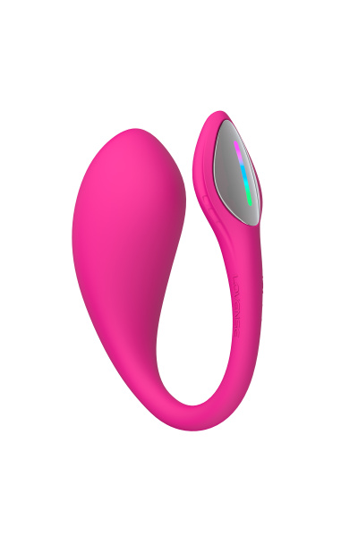 Виброяйцо LOVENSE Lush 4, силикон, розовый, 18,1 см