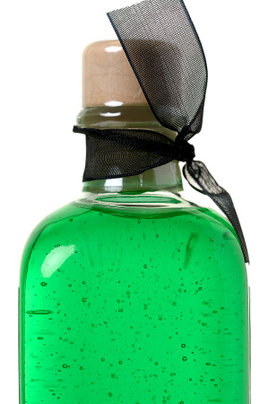 Комплект для сладких игр  Orgie Lips Massage со вкусом яблока (сладкое массажное масло, перо и путеводитель), 100 мл