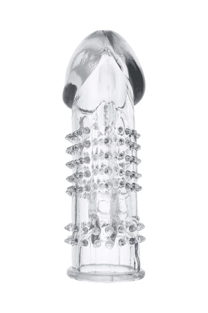 Насадка гелевая Toyfa, Прозрачная, 13 см, Ø 3