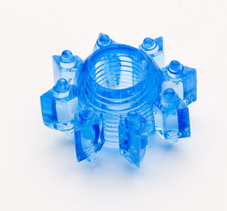 Кольцо гелевое,синее, 3,5 см, Ø 1,5