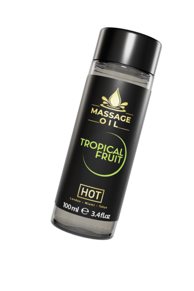 Массажное масло HOT Massage Oil TROPICAL FRUIT , с тропических фйруктов,100 мл